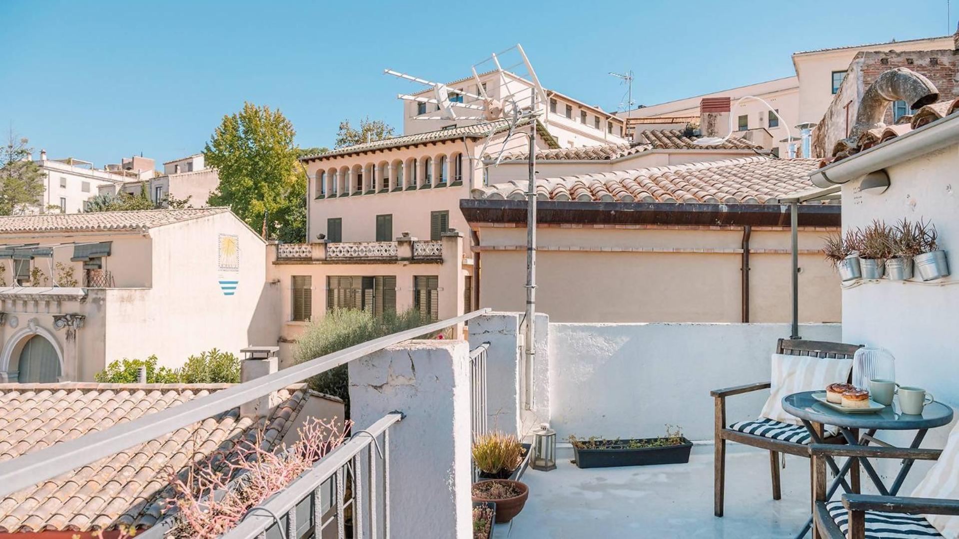 Romantic Duplex With Terrace And Great Views Girona Pokój zdjęcie